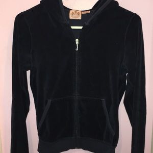 Juicy Couture Navy Zip-Up Hoodie